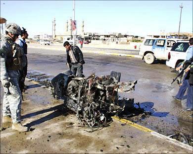 انفجار تسبب بمقتل خمسة ونجات وزير عراقي