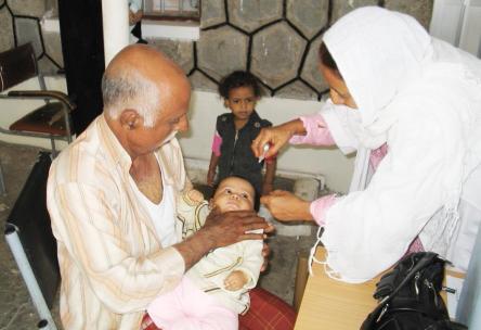 الجولة الاولى من التحصين ضد شلل الاطفال