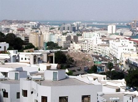 منظر لمدينة عدن