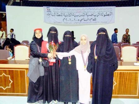 تنظيم العديد من البطولات للفتيات اليمنيات