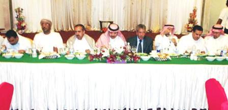القنصل السعودي يقيم  مأدبة غداء على شرف الشعيبي والكحلاني