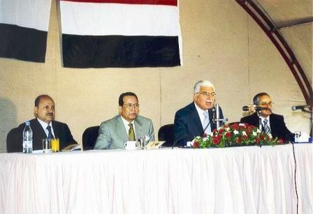 باجمال ونظيف لدى تدشينهما جمعية الإخاء اليمني المصري
