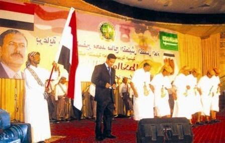الحفل الفني والخطابي الذي اقيم في جدة