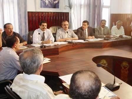 اجتماع الدورة الخامسة للمكتب التنفيذي بمحافظة عدن