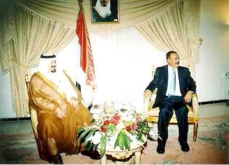 فخامة رئيس الجمهورية علي عبدالله صالح لدى اجتماعه بصاحب السمو الملكي الأمير سلطان بن عبدالعزيز آل سعود