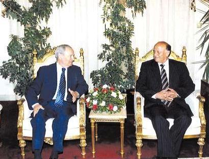جلسة مباحثات بين نائب الرئيس ونظيرة السوري