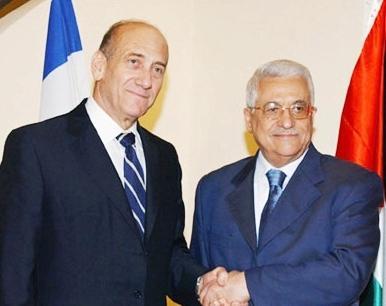 عباس وأولمرت / إرشيف