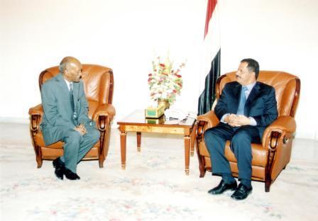 لقاء رئيس الوزراء مع السفير الارتيري