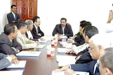 د. مجور يترأس اجتماع لجنة التقسيم الاداري