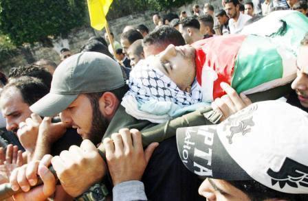 تشييع شهيد في غزة