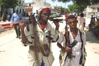 مسلحون صوماليون في مقدشو