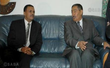 عبدالعزيز عبدالغني لدى وصوله مطار اديس ابابا