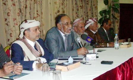 الجفري في المؤتمر الصحفي