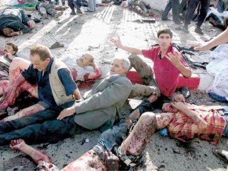 من العمليات الإرهابية في الجزائر