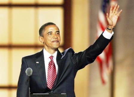 باراك اوباما يلقي خطابه التاريخي امام مؤتمر الحزب الديمقراطي