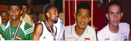اديب مجعلي و اسار جلال شفيق و أحمد المهلا و أيمن يزيد