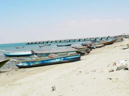 أغلب سكان مديرية البريقة يعتمدون على البنك المفتوح صيد الأسماك