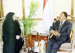 رئيس الجمهورية يستقبل الدكتورة غالية بنت محمد آل ثاني كمسئولة في الصحة القطرية قبل عام من تعيينها وزيرة للصحة