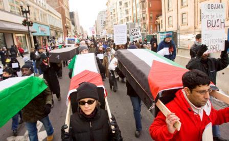 من مظاهرات غاضبة جابت العواصم العالمية ضد العدوان الإسرائيلي على غزة