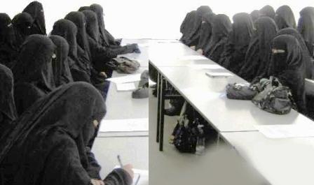 المرشدات يتعرضن لغسل دماغي في هودج التطرف  بما يسمى بـ (هودج الأخوات المسلمات)