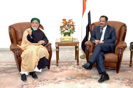 د. مجور لدى لقائه رئيس جمهورية جزر القمر المتحدة