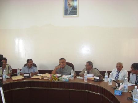 إجتماع مجلس جامعة عدن أمس