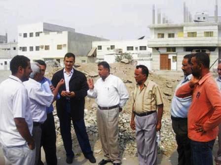 مدير مديرية المنصورة يتفقد مشاريع الطرقات في المديرية