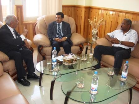 الاجتماع المشترك بين شائف والشيخ بامشموس في عدن أمس