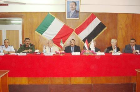 وزير النقل في حفل تدشين مشروع خدمات مرور السفن بعدن أمس