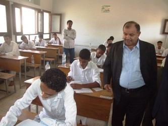 الخنبشي  يدشن الإمتحانات في المكلا