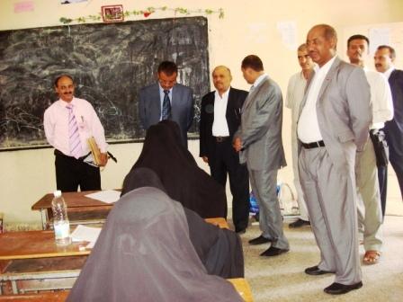 تدشين الامتحانات في تعز