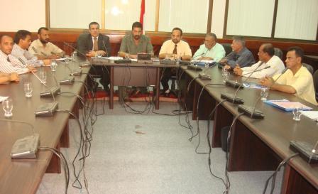 الجفري في اجتماع دورة المجالس المحلية أمس