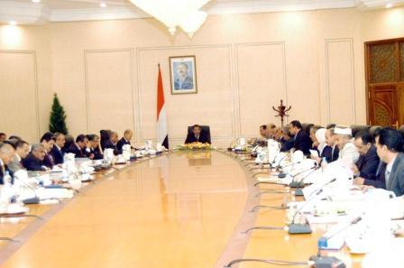 مجلس الوزراء في اجتماعه الذي عقد صباح امس