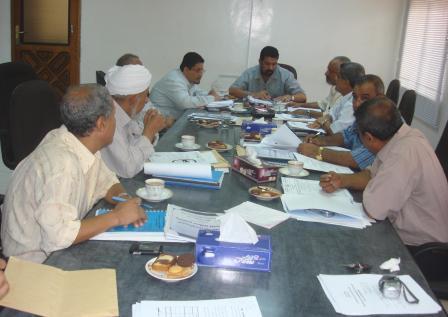 اجتماع لمجلس  إدارة المؤسسة المحلية للمياه والصرف الصحي بعدن