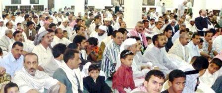 خطباء المساجد يستنكرون جرائم الارهابيين في صعدة