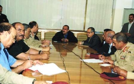 اللجنة الأمنية برئاسة فخامة رئيس الجمهورية أمس الأول