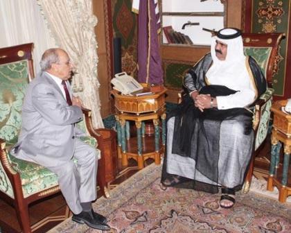أمير قطر ييستقبل د. الإرياني في الدوحة