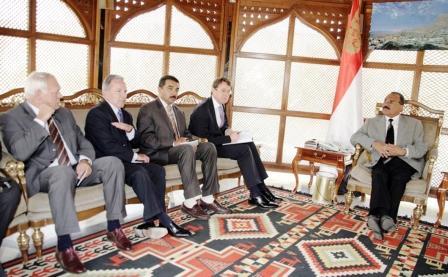 رئيس الجمهورية يستقبل سفراء أمريكا وبريطانيا وهولندا ونائب سفير ألمانيا