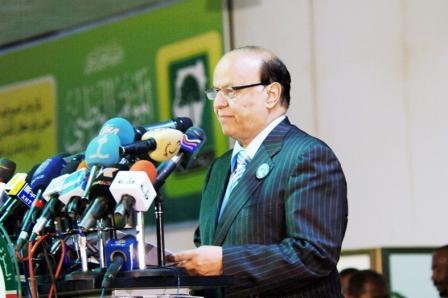 نائب الرئيس يلقى كلمة المؤتمر الشعبي العام في الخرطوم