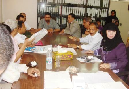 الجفري في اجتماع لجنة إدعاءات الملكية أمس