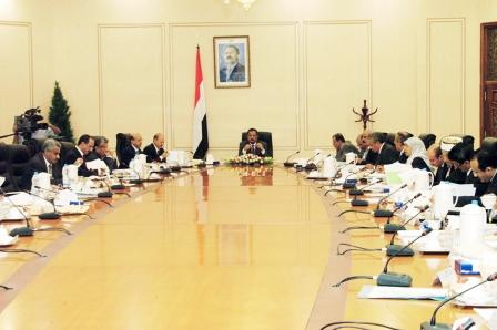 مجلس الوزراء في اجتماعه أمس