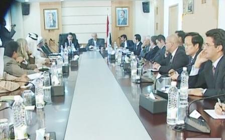 القربي خلال لقائه سفراء مجلس التعاون الخليجي