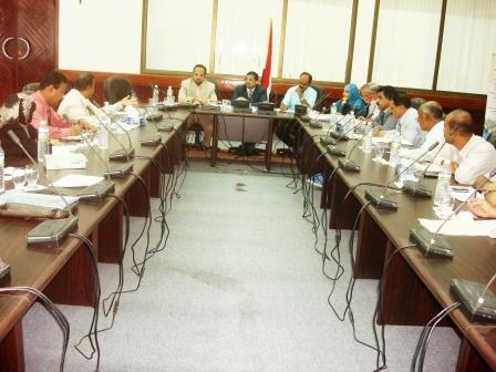 اجتماع الهيئة الإدارية بالمجلس المحلي لمحافظة عدن أمس