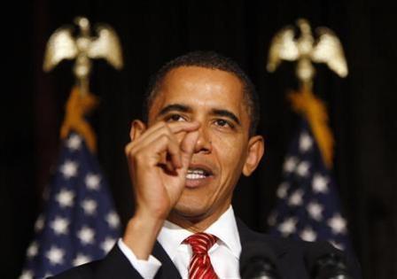 باراك اوباما في نيويورك يوم 20 أكتوبر 2009.
