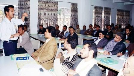 من فعاليات الدورة التدريبية الخاصة بمسح عمالة الاطفال