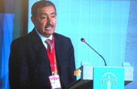 رئيس مجلس الشورى  يلقي كلمة اليمن في قمة الغذاء