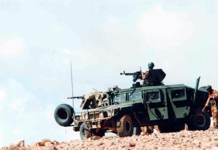 القوات المسلحة تتصدى للعناصر الإرهابية في صعدة