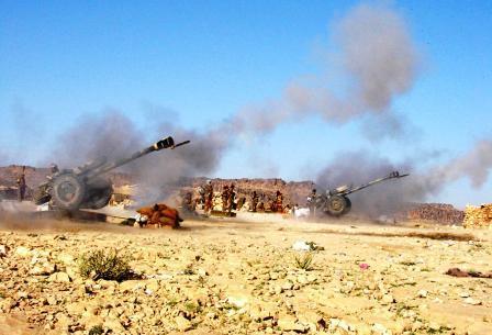 القوات المسلحة تواصل تعقبها للعناصر الإرهابية الحوثية