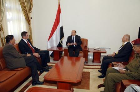 نائب الرئيس لدى لقائه مدير عام برنامج التعاون الفني الالماني أمس