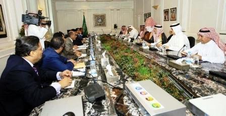 جلسة المباحثات الإعلامية اليمنية - السعودية